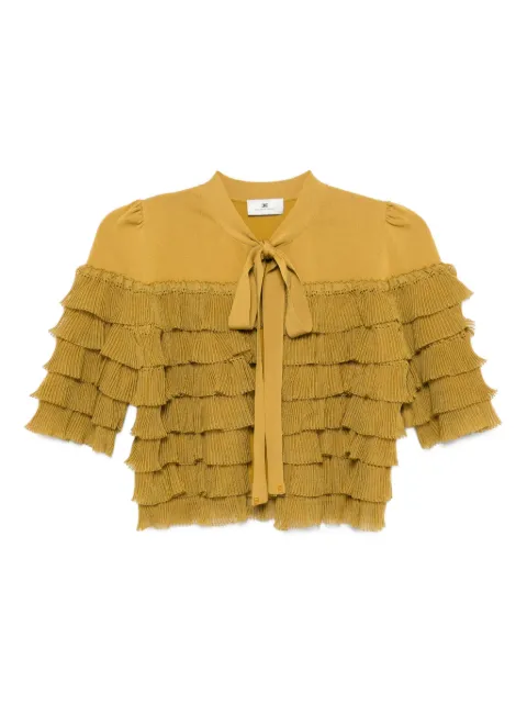 Elisabetta Franchi ruffled cardigan