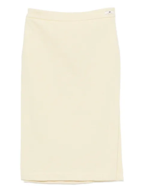 Elisabetta Franchi diamond-embellished tweed skirt