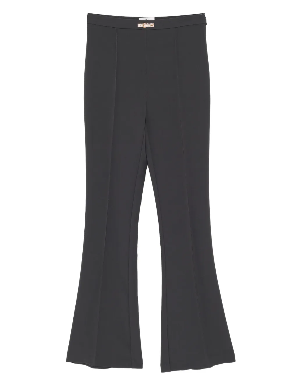 double-layer crêpe trousers