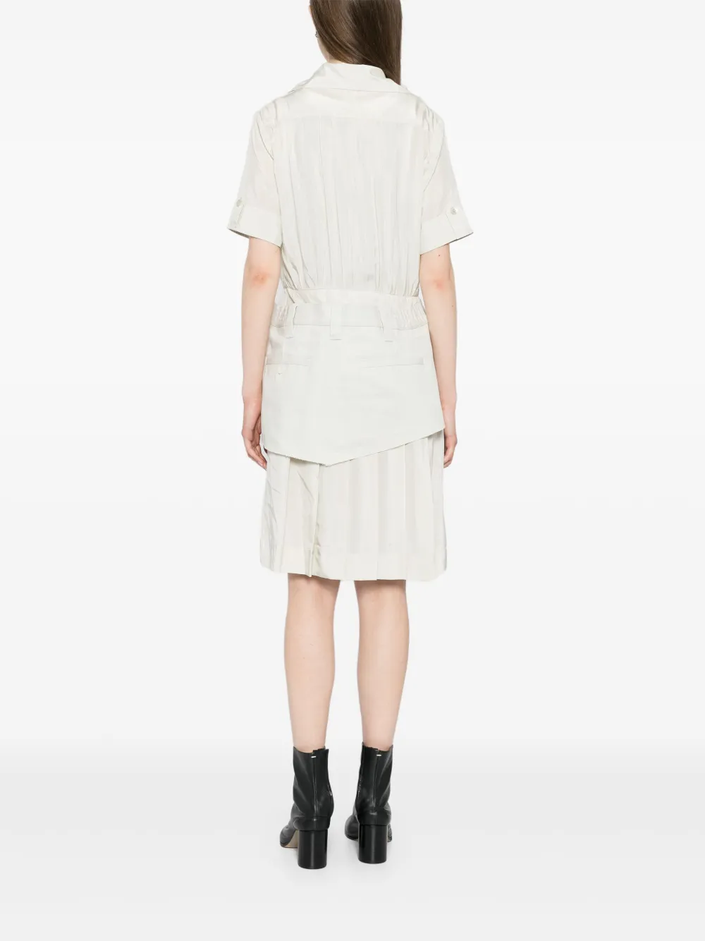 Maison Margiela Gelaagde jurk Beige