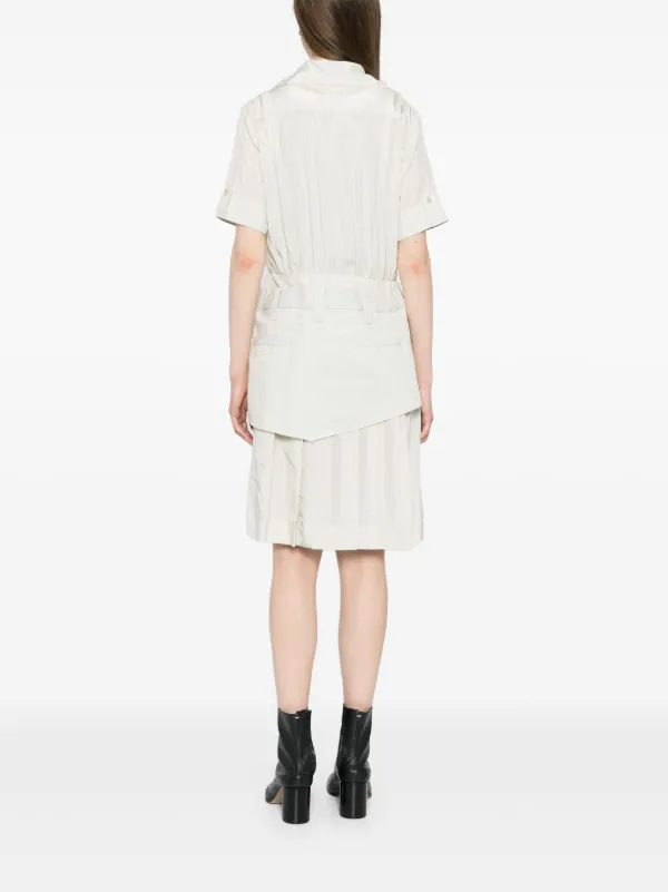 Maison Margiela レイヤード ドレス | ニュートラル | FARFETCH JP