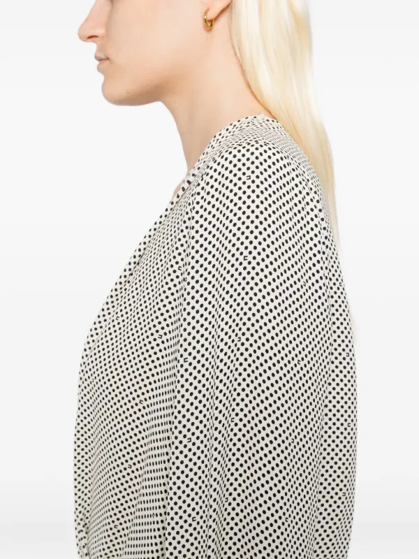 Elisabetta Franchi polka-dot Top | White | FARFETCH