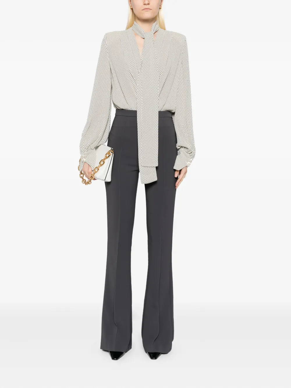 Elisabetta Franchi Tanktop met stippen Wit