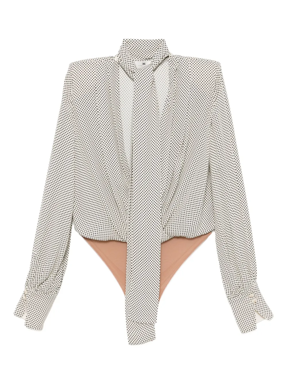 Elisabetta Franchi Tanktop met stippen Wit