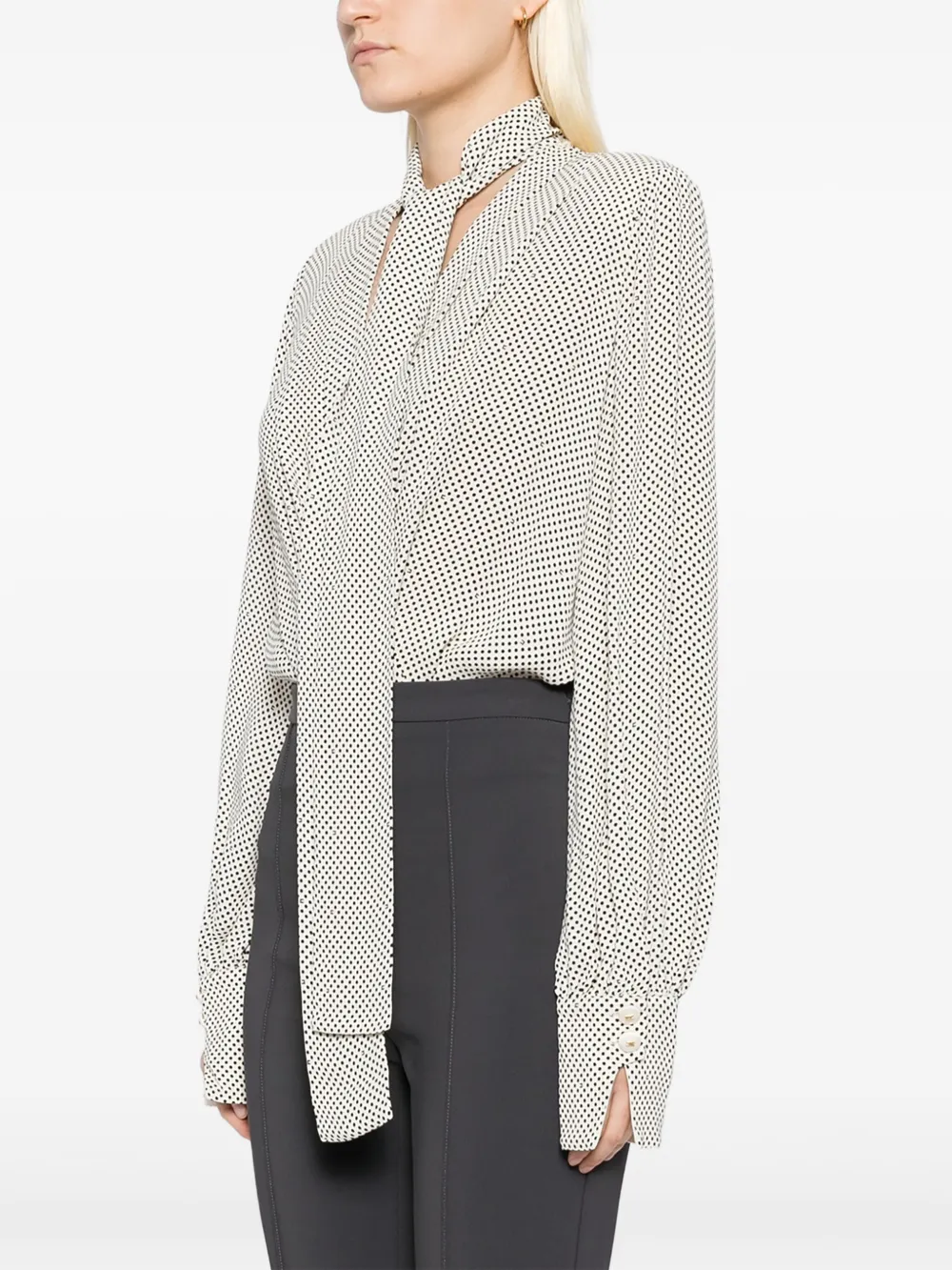 Elisabetta Franchi Tanktop met stippen Wit