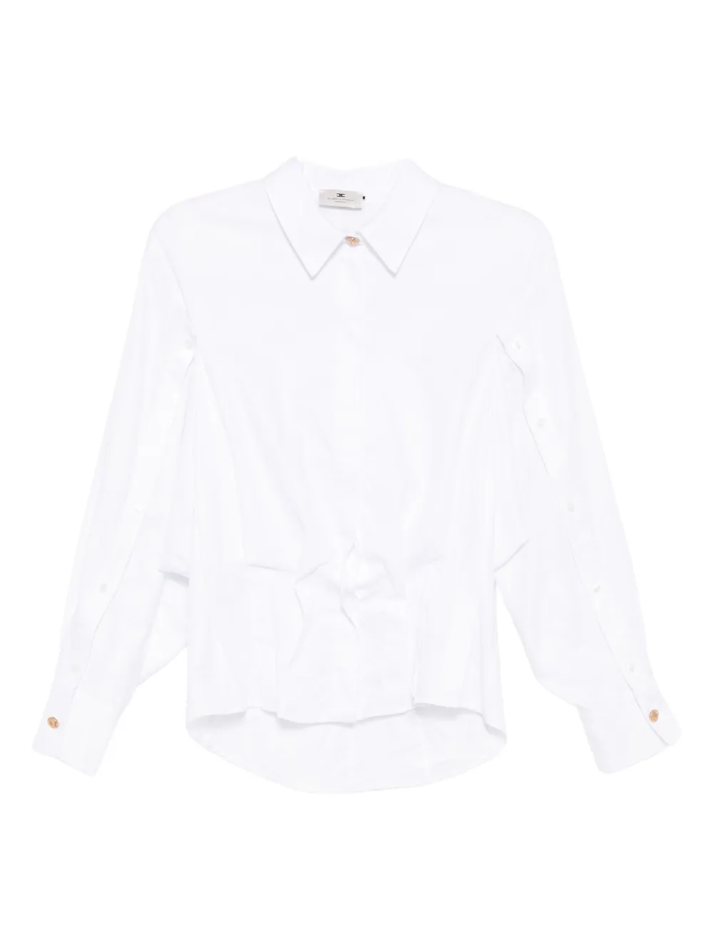 Elisabetta Franchi Katoenen overhemd Wit