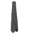 Elisabetta Franchi polka-dot printed tie - Black
