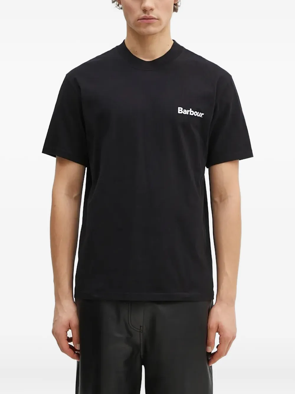 Barbour logo-detail T-shirt | Black | Image 1
