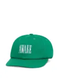 Awake NY logo-embroidered cap - Green