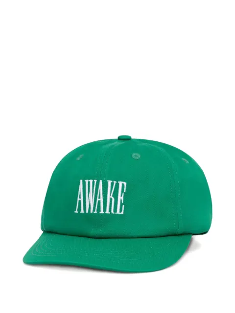 Awake NY logo-embroidered cap