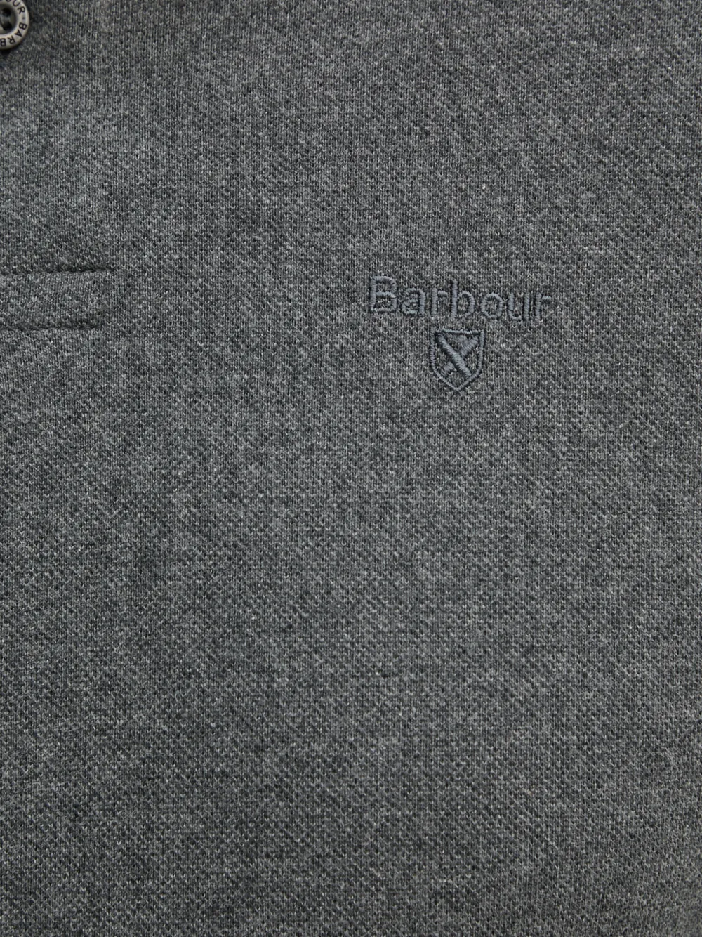 Barbour Poloshirt met lange mouwen Grijs