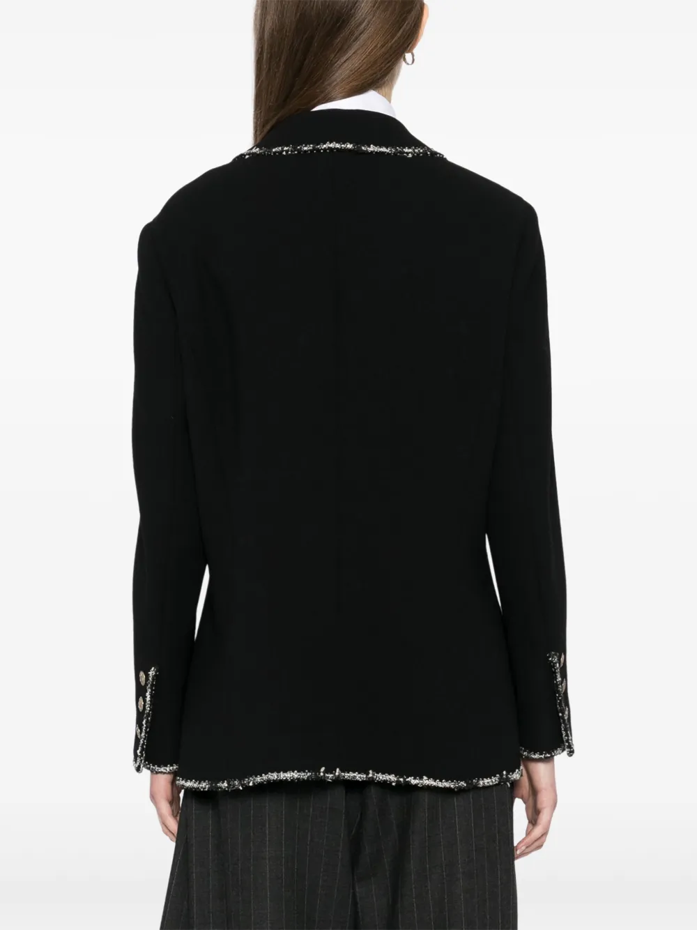 Pre-owned Chanel 2005 Single-breasted Jacket In Black