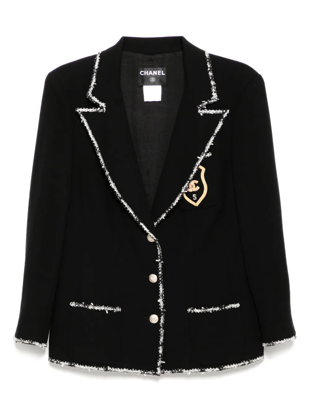 CHANEL Pre-Owned chamarra con botones 2005 | negro | Image 1