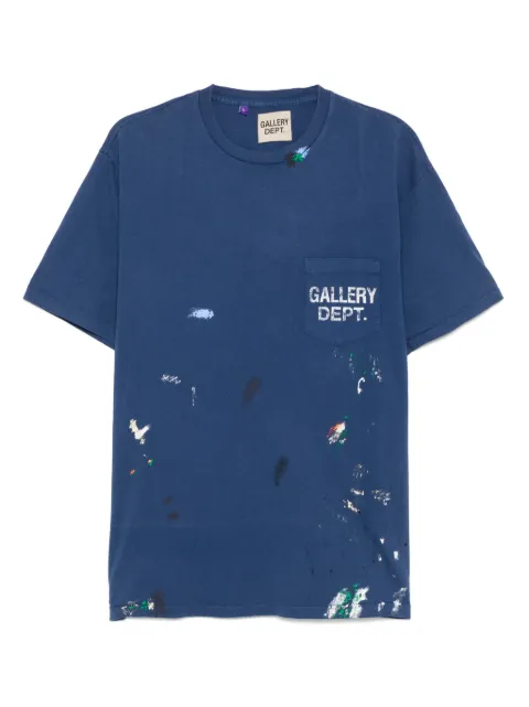 GALLERY DEPT. playera con logo estilo vintage