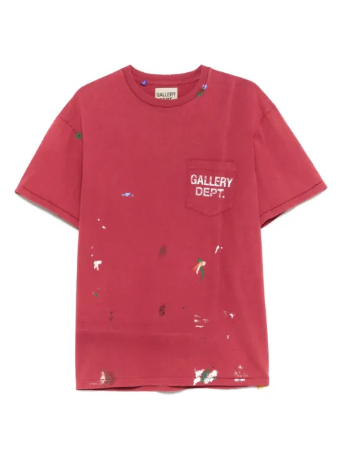 GALLERY DEPT. playera con logo estilo vintage