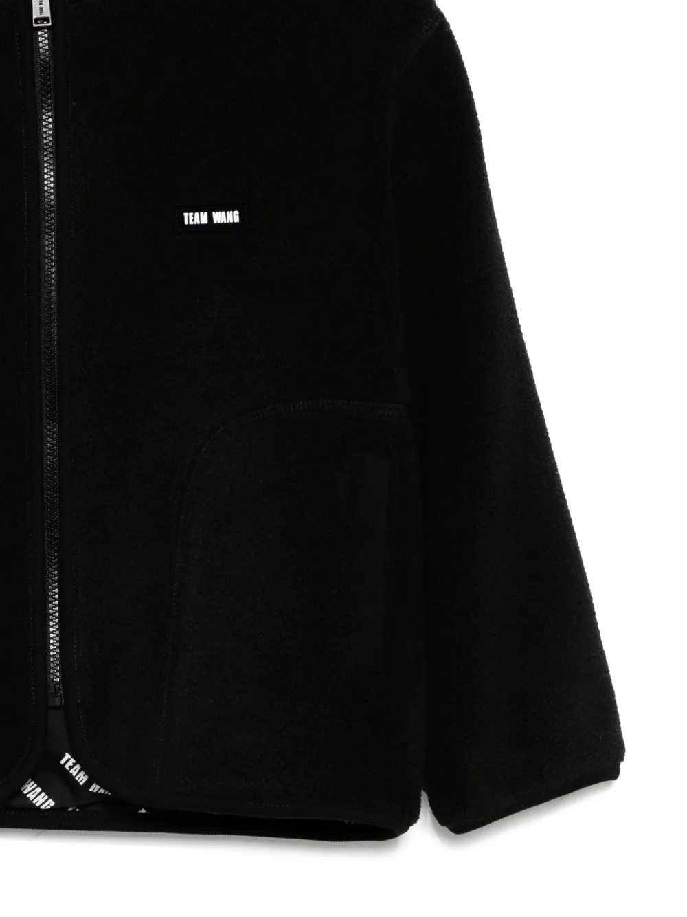 TEAM WANG design The Original 1 fleece jack Zwart