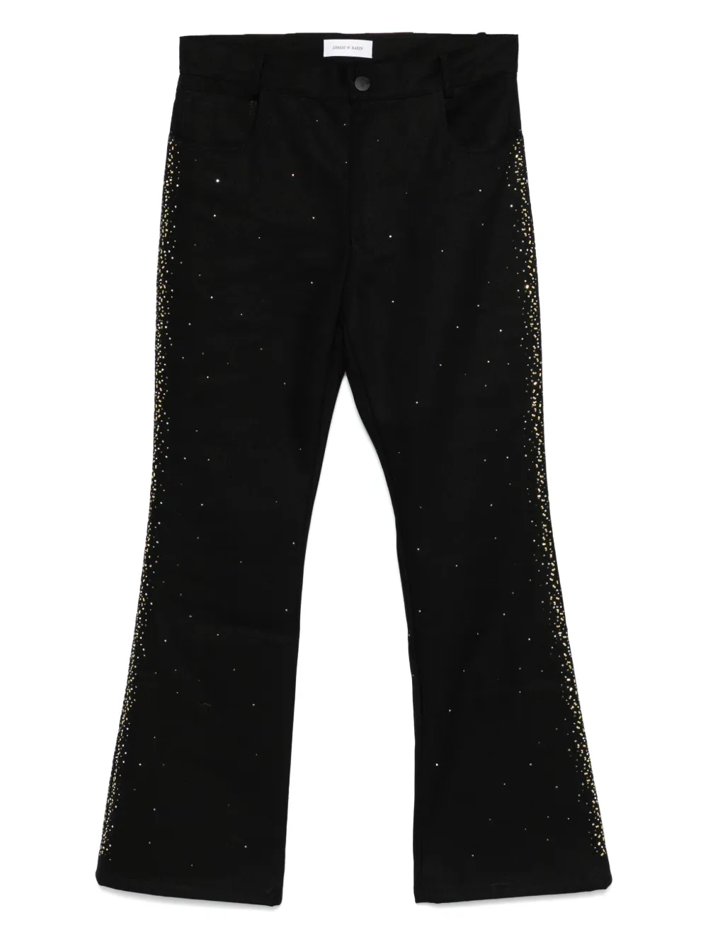 Ernest W. Baker studded straight-leg jeans | Black | Image 1