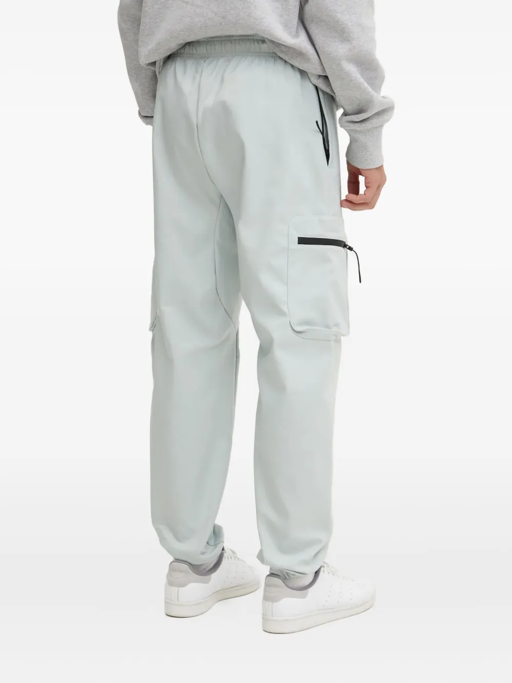 Adidas Originals Pocket Elasticated Cargo Pants In Gray