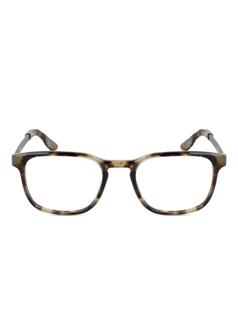 Nike tortoiseshell square-frame glasses
