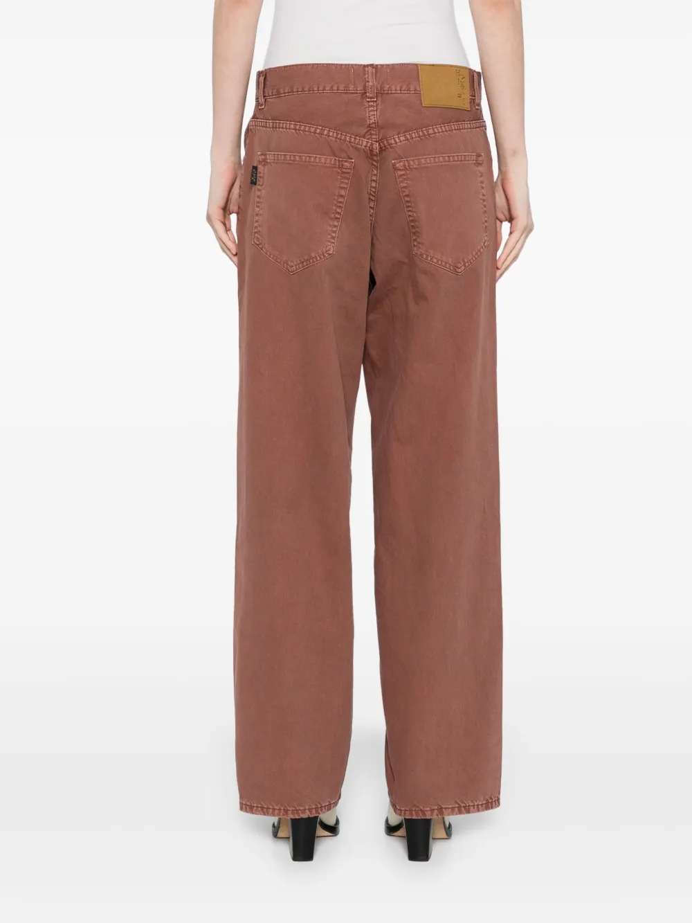 Haikure Bonnie Twill 45 jeans Bruin