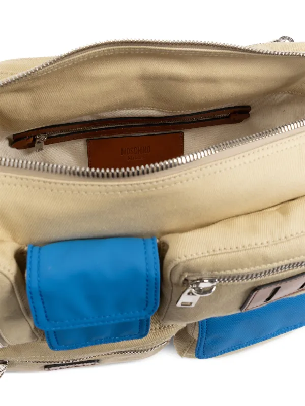 MOSCHINO MA11030C1MMW000A 関税送料込 Moschino multi-pocket Bag | Neutrals | FARFETCH
