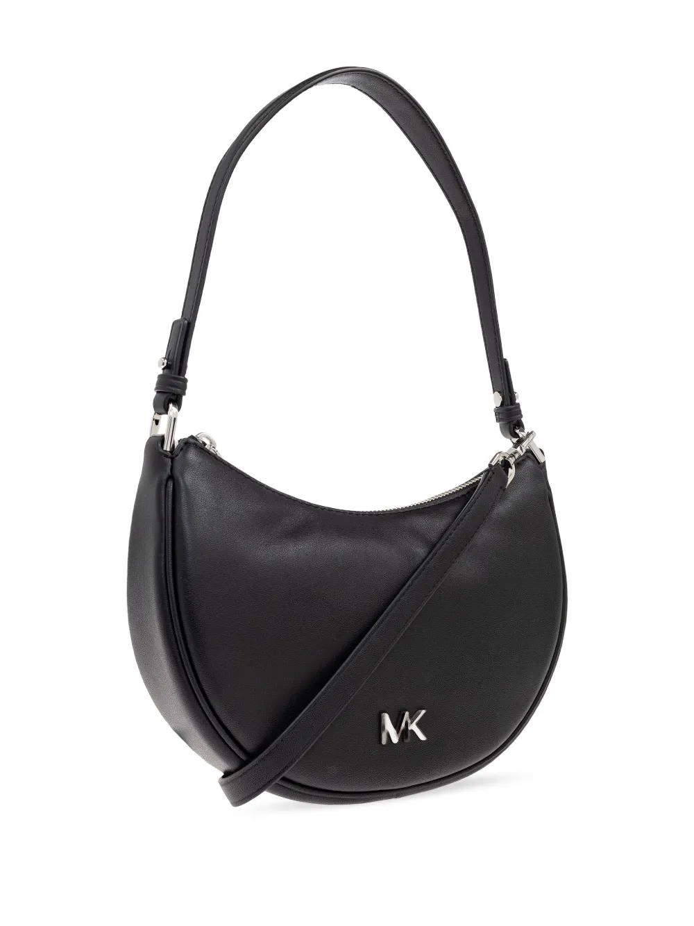 Michael Kors logo-lettering shoulder bag Zwart