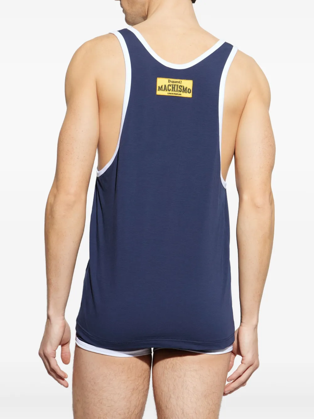 DSQUARED2 Tanktop van stretchkatoen Blauw