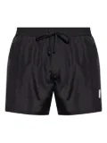 Balmain logo-patch swim shorts - Black