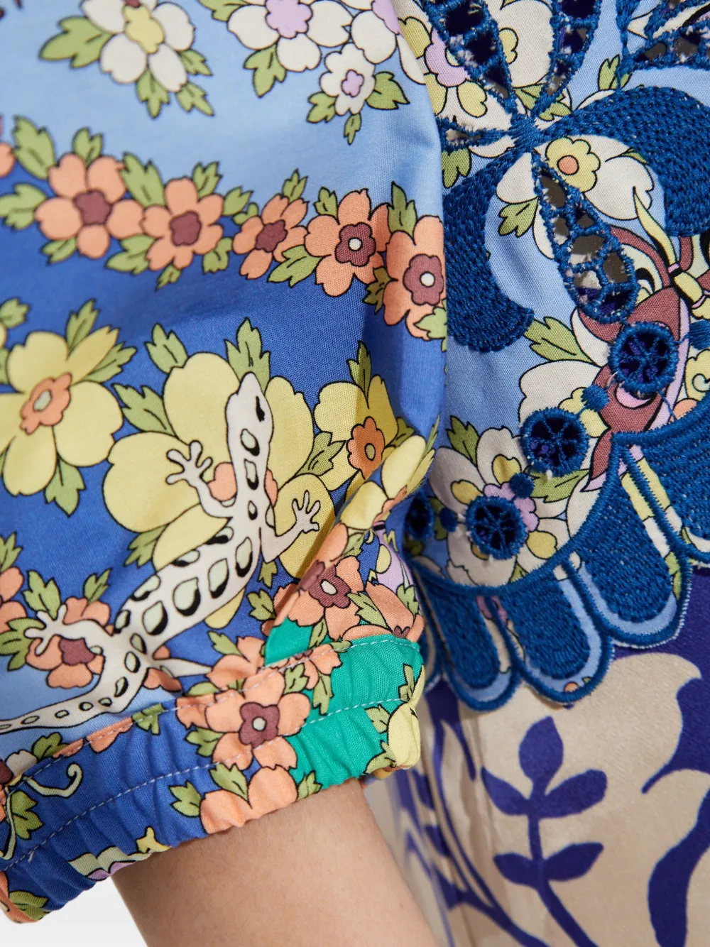 ETRO Shirt met paisley-print Blauw