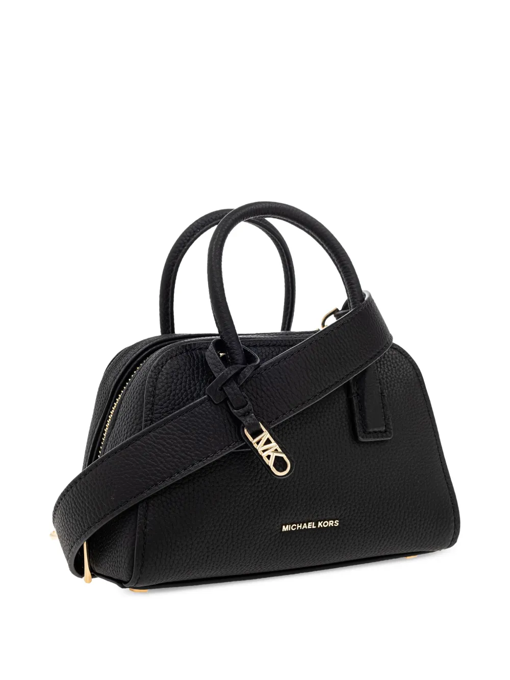 Shop Michael Michael Kors Leather Tote Bag In Black