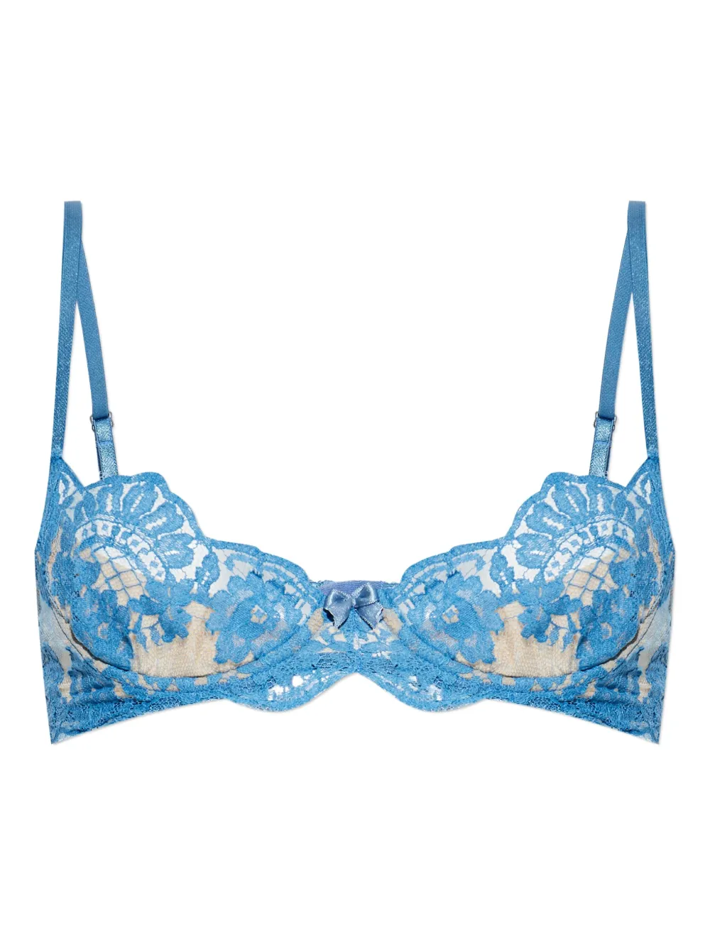 DSQUARED2 bow-detailing lace bra Blauw