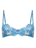 DSQUARED2 bow-detailing lace bra - Blue