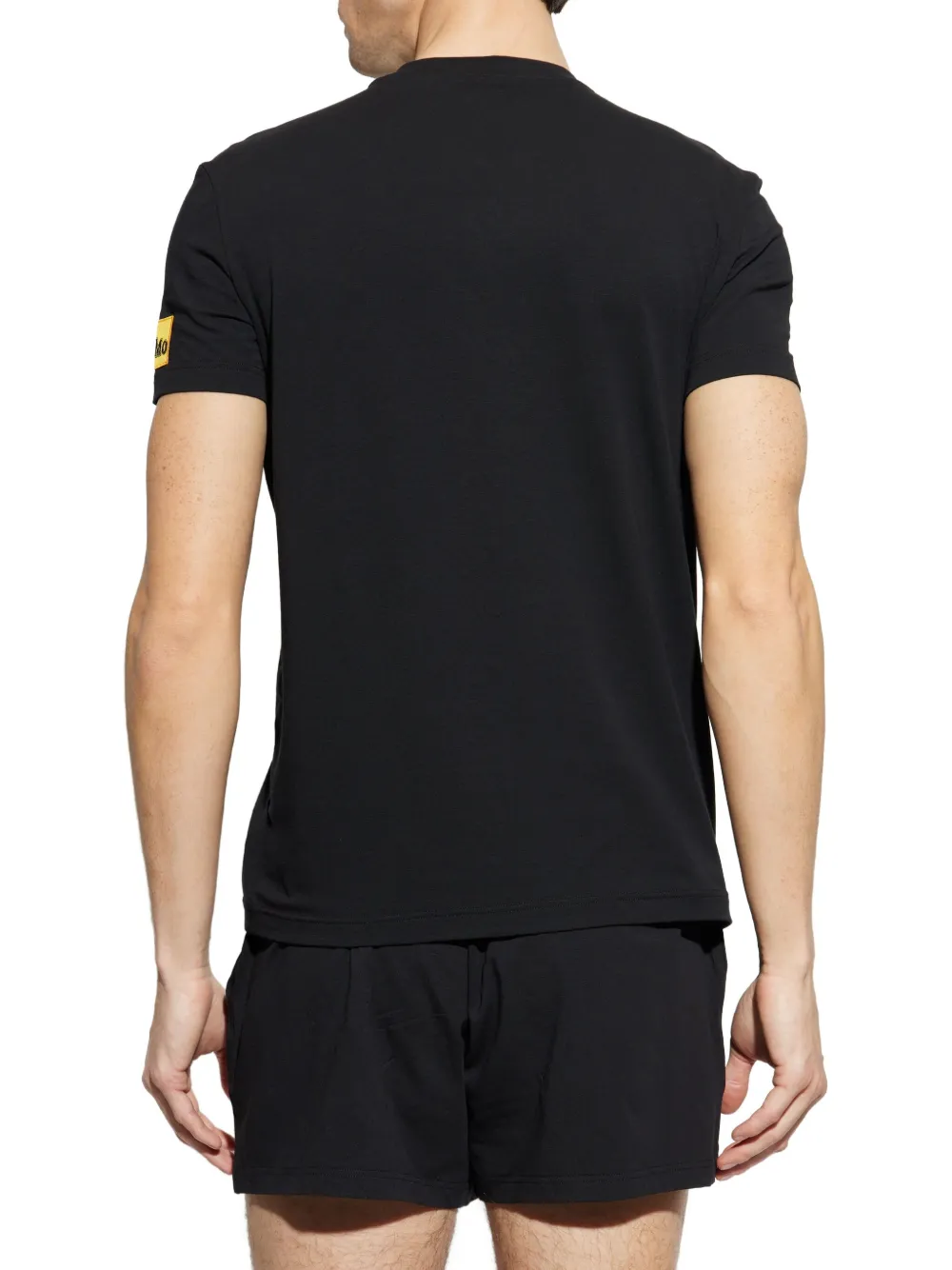 DSQUARED2 T-shirt met logopatch Zwart