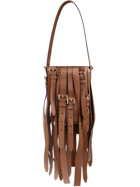 Moschino belted-detail shoulder bag