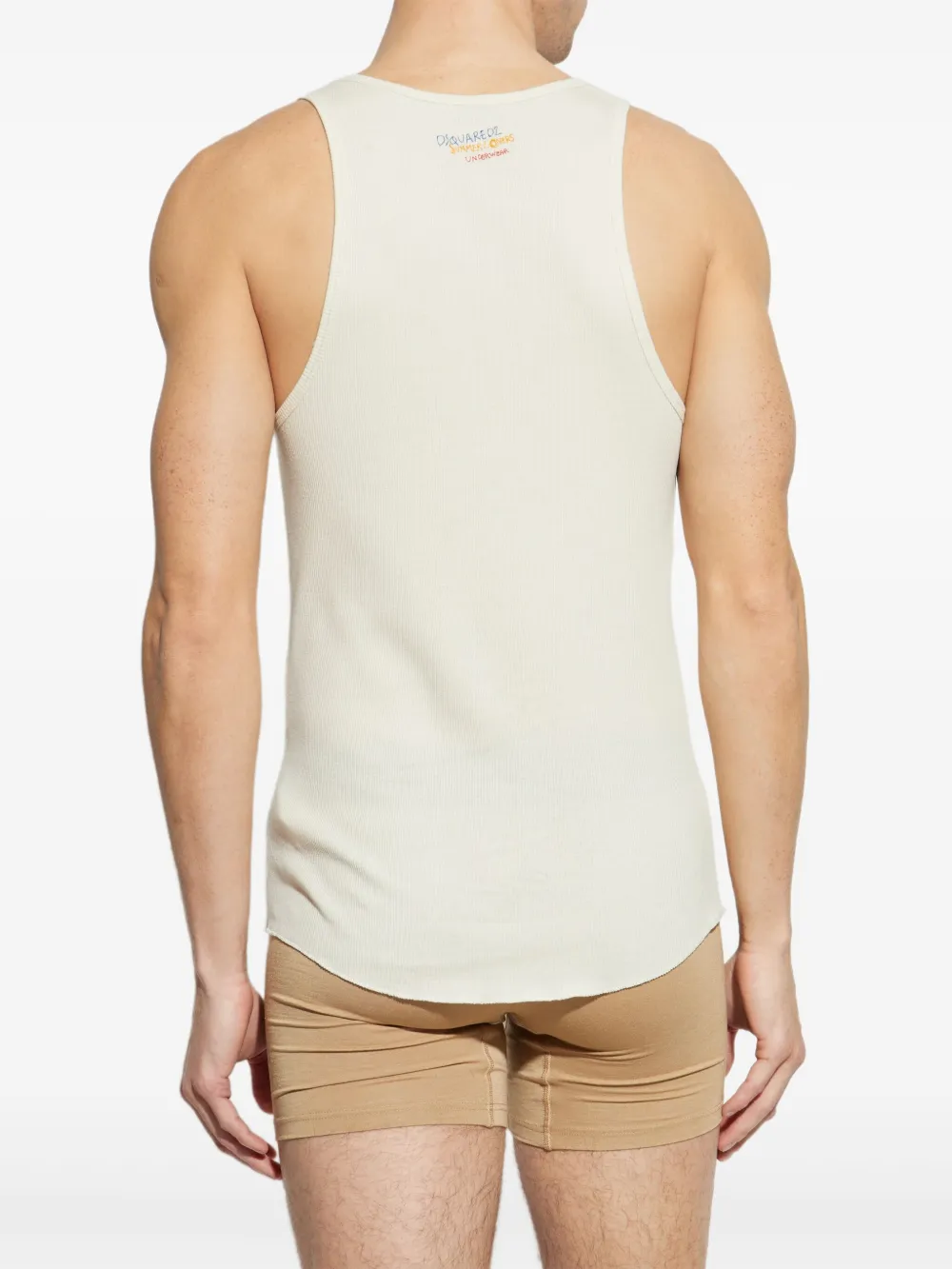 DSQUARED2 Katoenen tanktop Beige