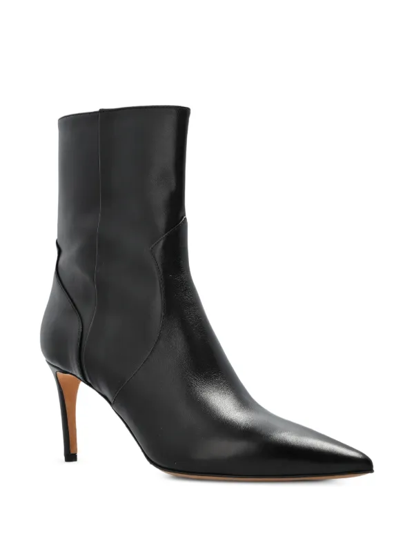 IRO Leather Ankle Boots Black FARFETCH JO