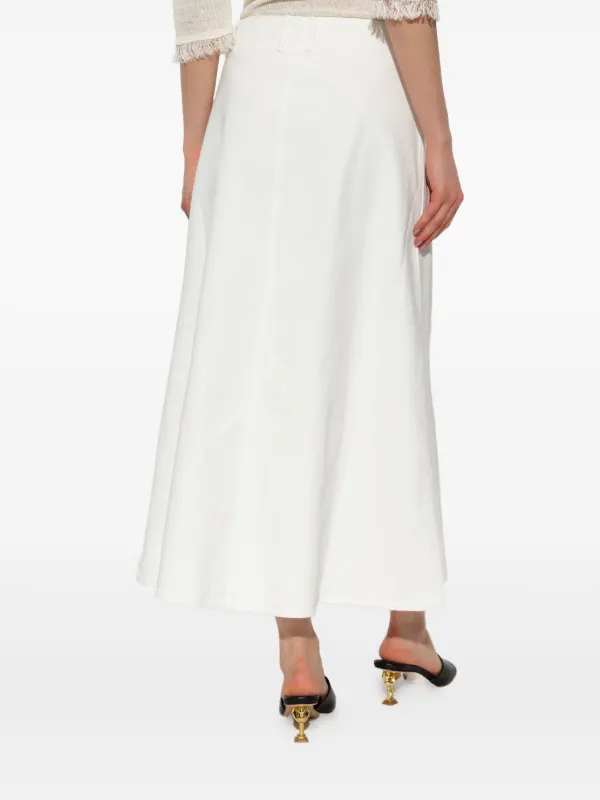 By Malene Birger Carlas Maxi Skirt | White | FARFETCH