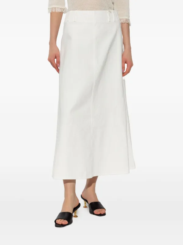 By Malene Birger Carlas Maxi Skirt | White | FARFETCH