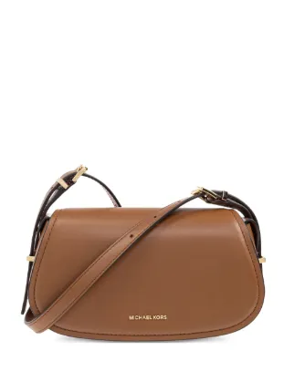 Michael Kors Small Lydia Crossbody Bag | Brown | FARFETCH