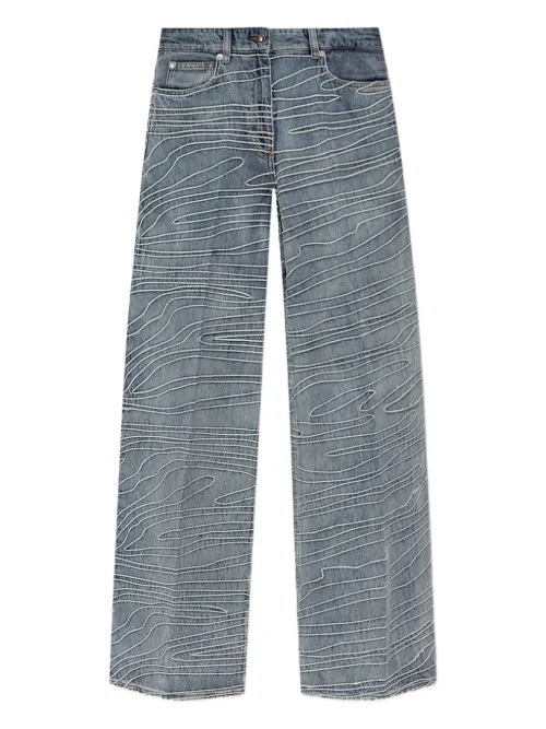 IRO pantalon à coupe droite - Bleu - IRO - Modalova