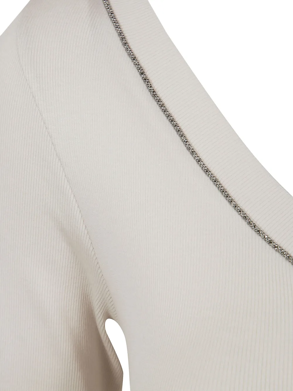 Brunello Cucinelli T-shirt met V-hals Wit