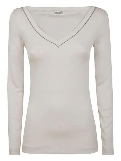 Brunello Cucinelli V-neck T-shirt 