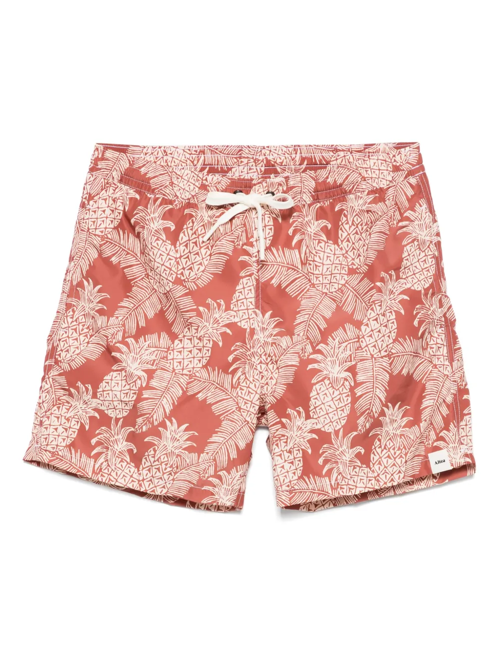 Altea Ananas-print swim shorts | Brown | Image 1