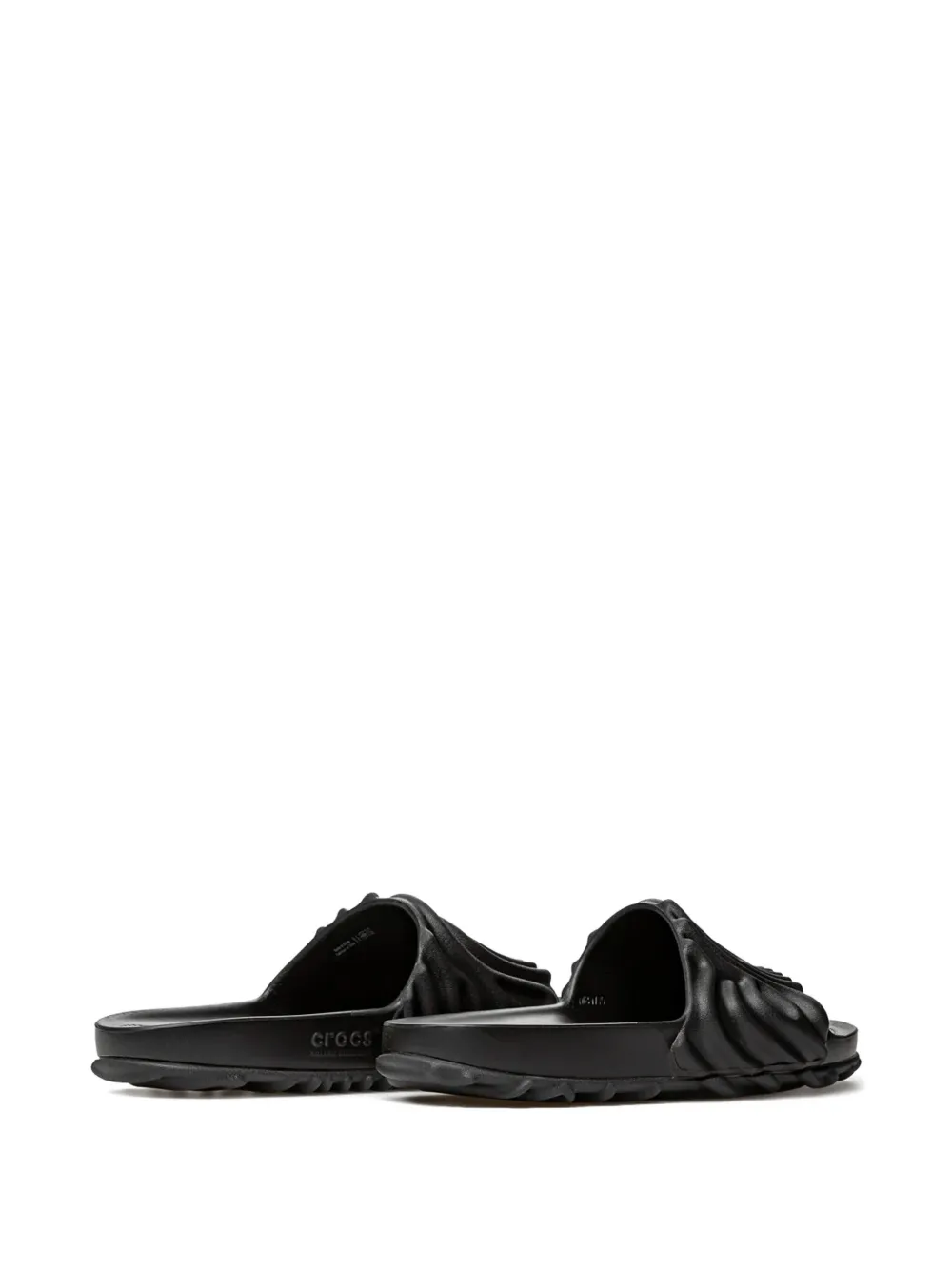 Crocs x Salehe Bembury The Pollex textured slides Black