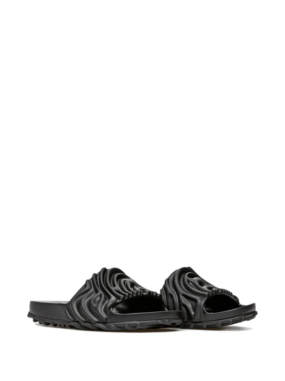 Crocs x Salehe Bembury The Pollex textured slides Black