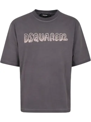 DSQUARED2 Erotica Cotton T-shirt | Grey | FARFETCH