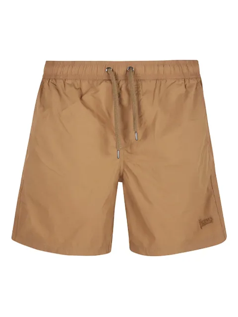 Herno shorts de playa con logo bordado