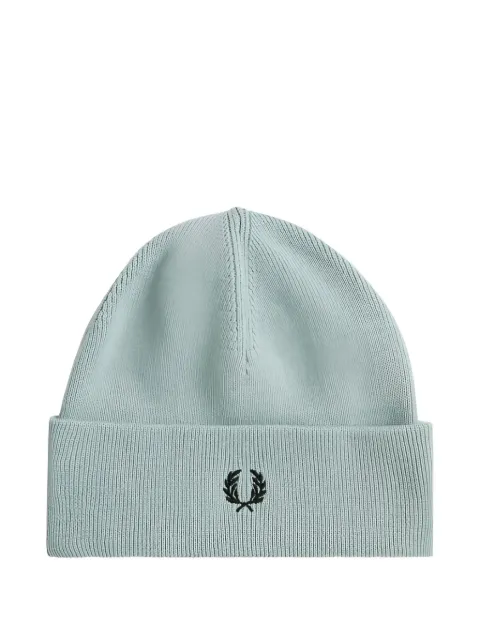 Fred Perry logo-embroidered beanie