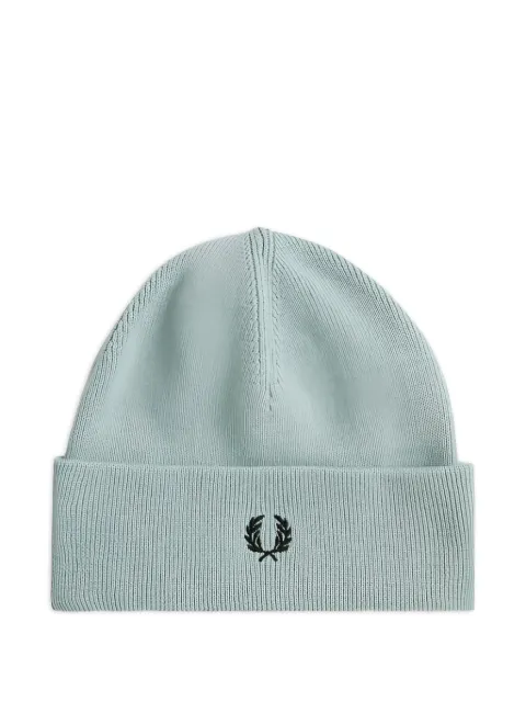 Fred Perry logo-embroidered beanie