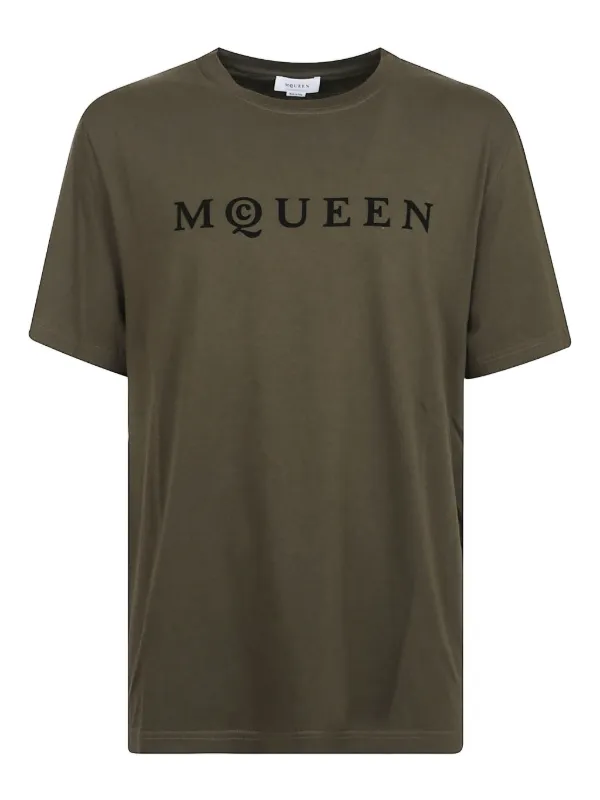 Alexander McQueen T-shirt Con Logo | Verde | FARFETCH IT